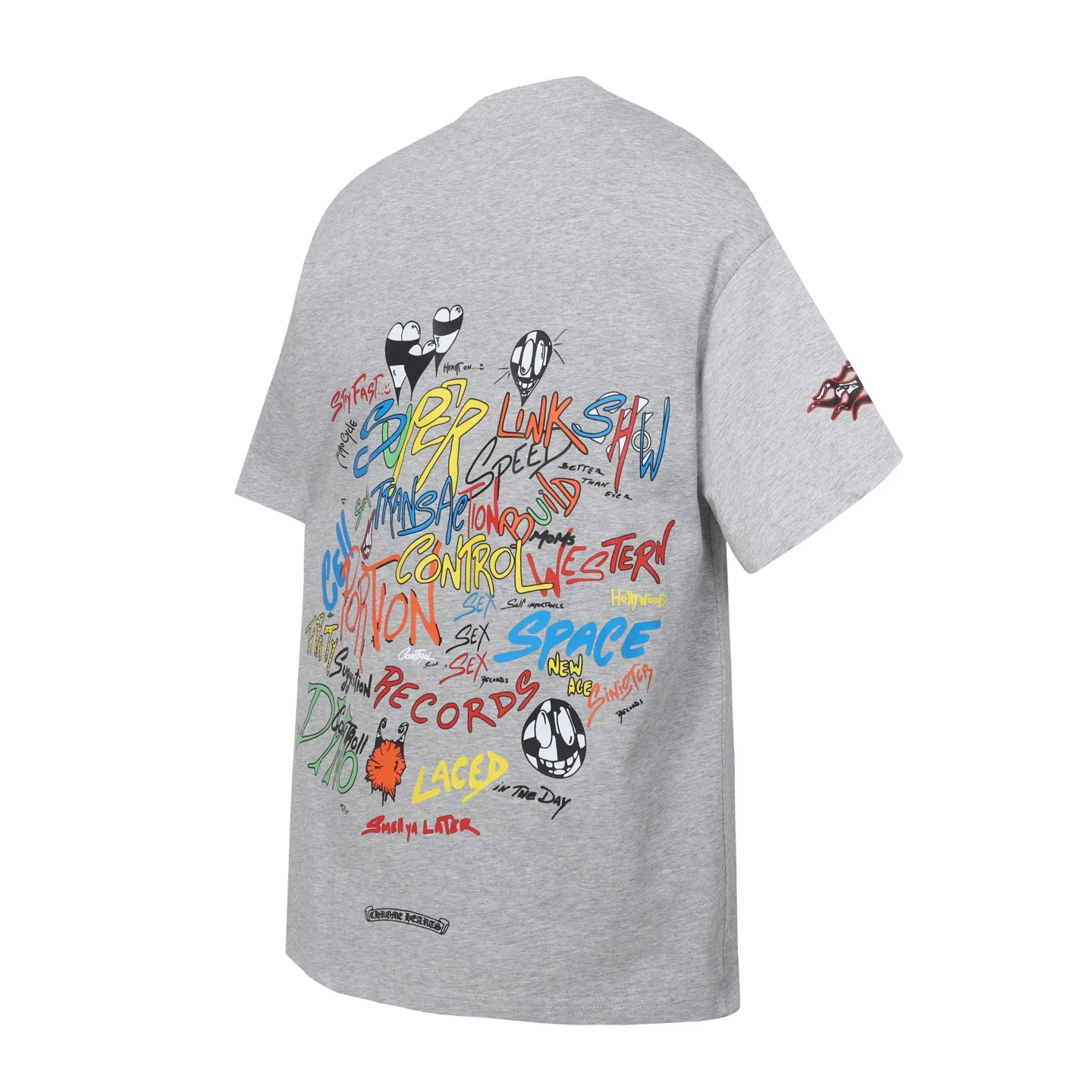 Graffiti Print Pocket T-Shirt D9513611 — view 3