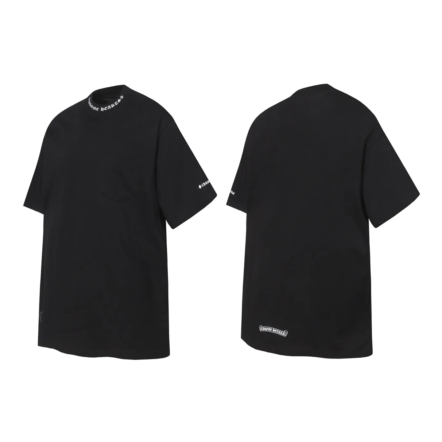 Logo-Embroidered Cotton Pocket T-Shirt D9513617 — view 2