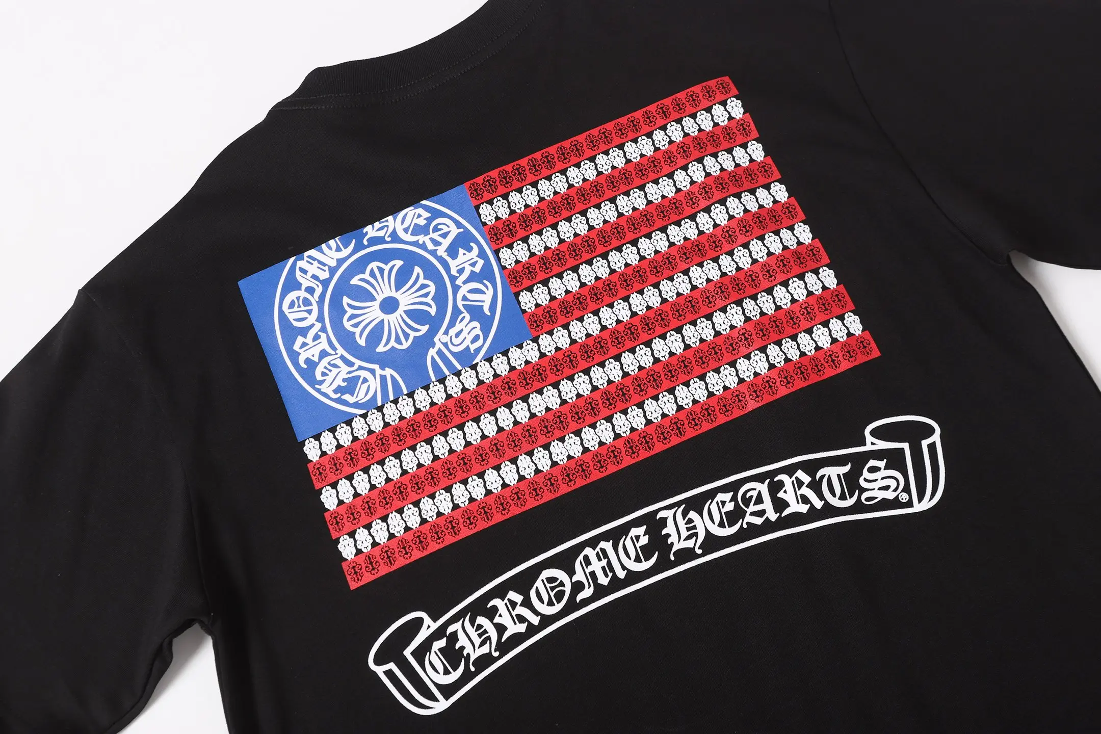 American Flag Horseshoe Logo T-Shirt D9513698 — view 8
