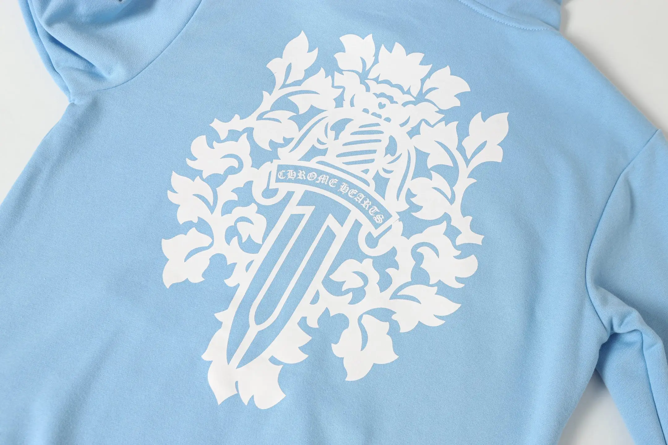 Dagger Logo Print Cotton-Blend Hoodie D14013469 — view 9