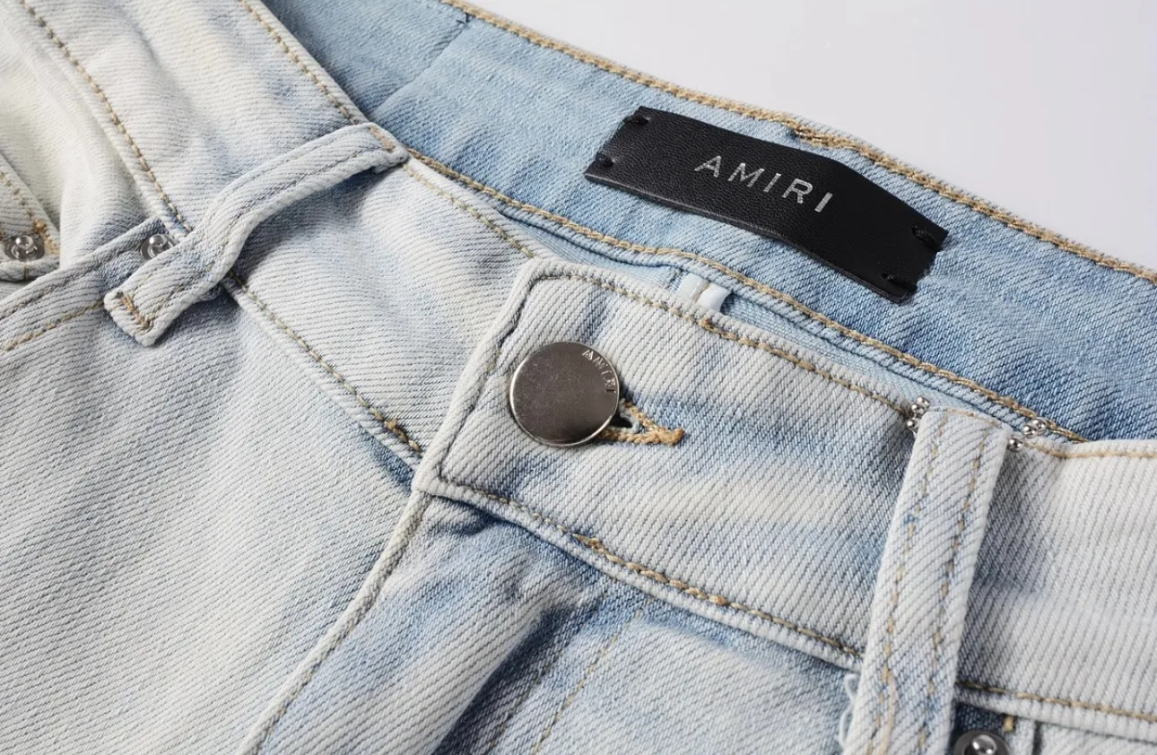 Crystal-Embellished Distressed Slim-Fit Jeans D14521833 — view 7
