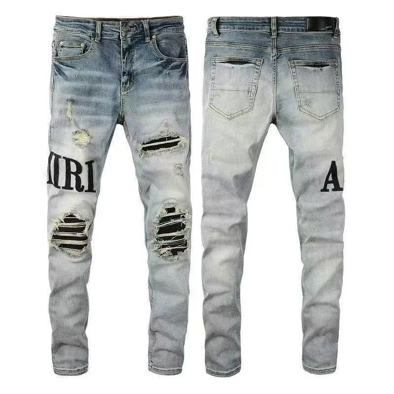 Distressed Logo-Appliqué Slim-Fit Jeans D14521823