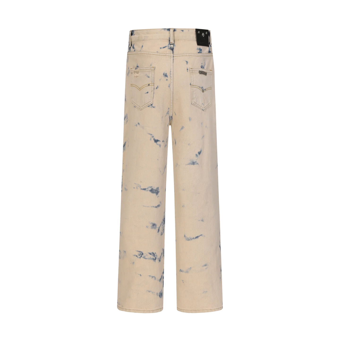 Cross Patch Acid-Wash Straight-Leg Jeans D17513582 — view 3
