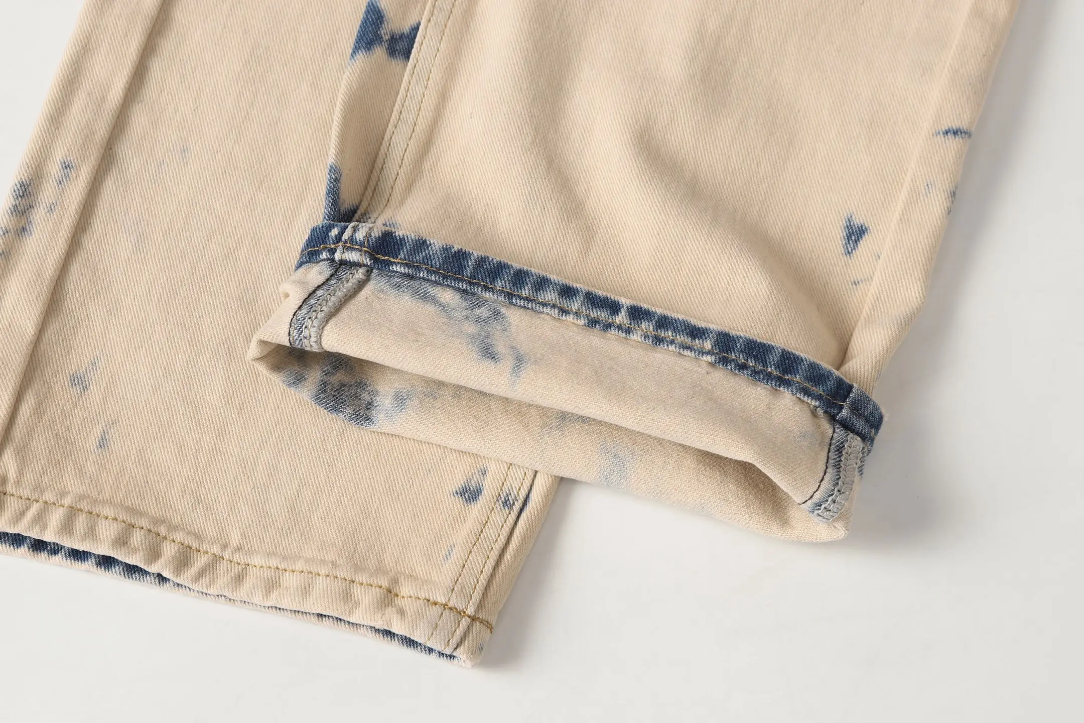 Cross Patch Acid-Wash Straight-Leg Jeans D17513582 — view 13