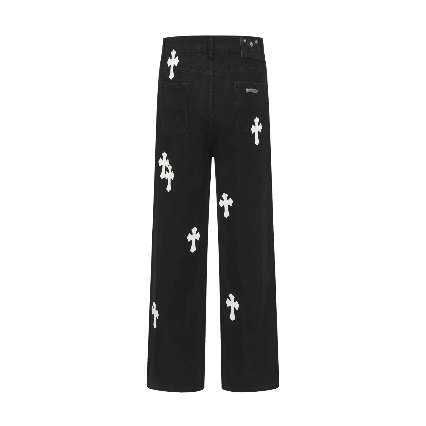 Cross Patch Straight-Leg Jeans D15013678 — view 3