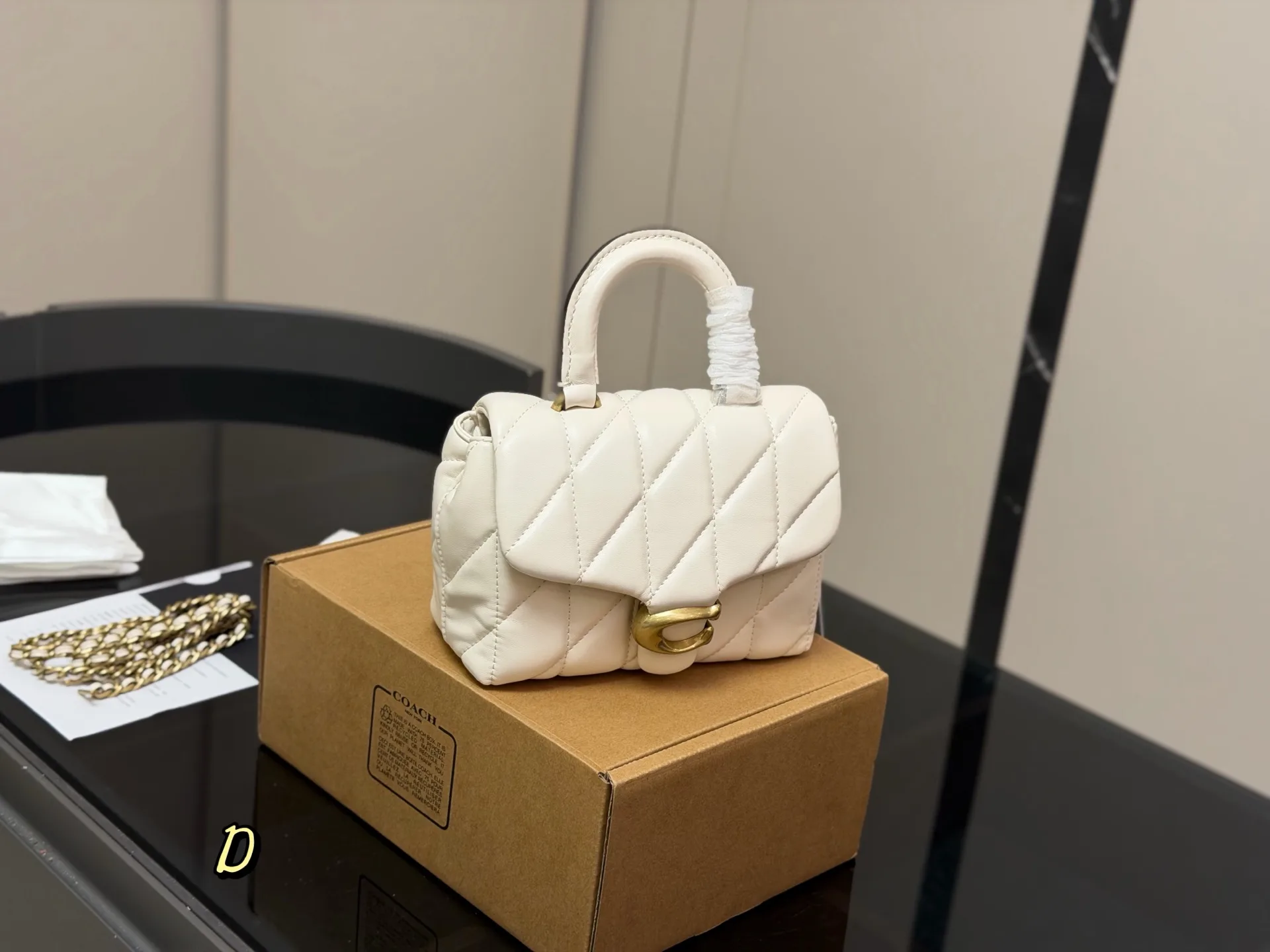 Coach Tabby Quilted Top Handle Bag D34018346 — view 10