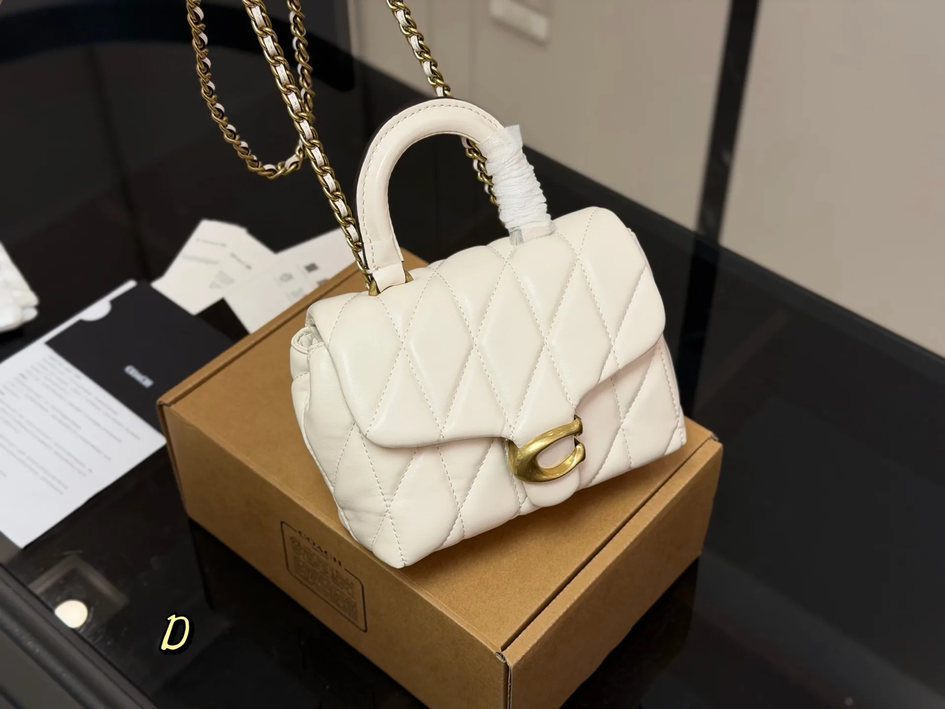 Coach Tabby Quilted Top Handle Bag D34018346 — view 12