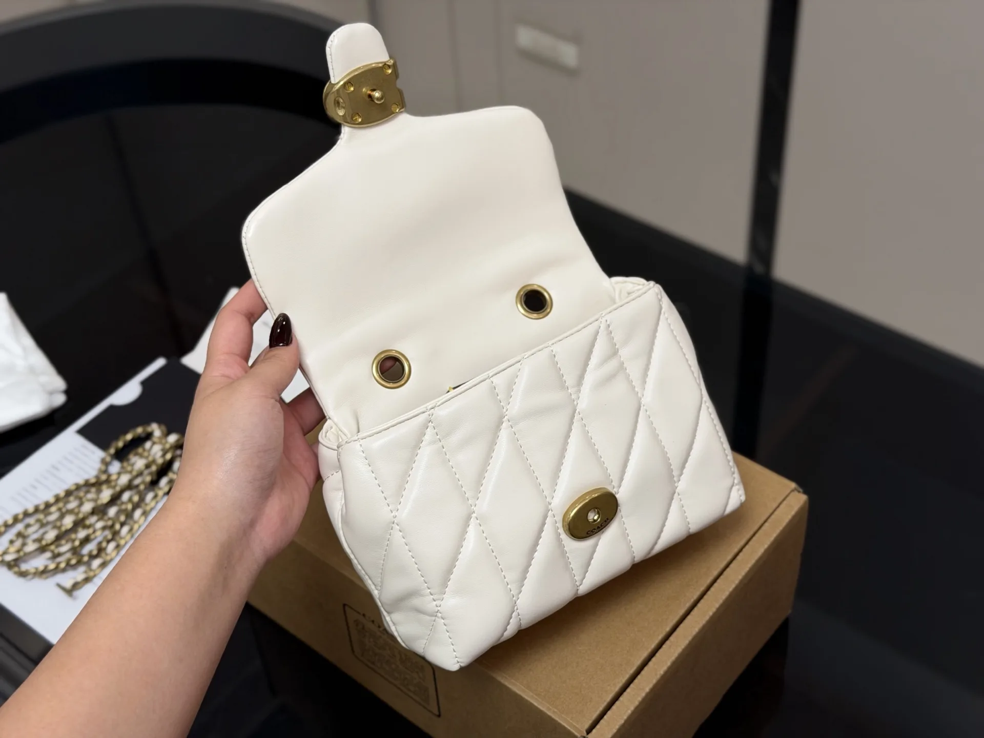 Coach Tabby Quilted Top Handle Bag D34018346 — view 14