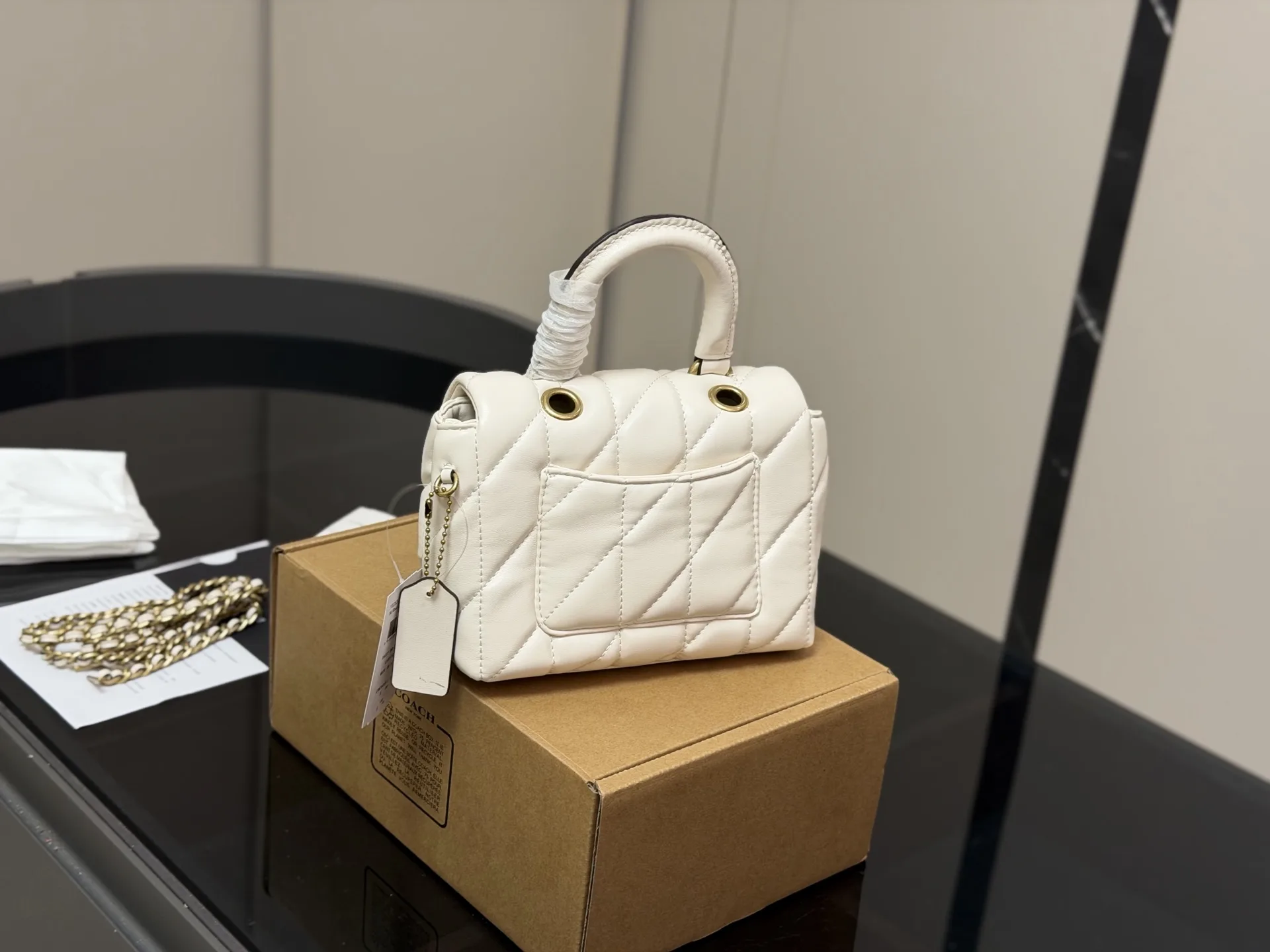 Coach Tabby Quilted Top Handle Bag D34018346 — view 16