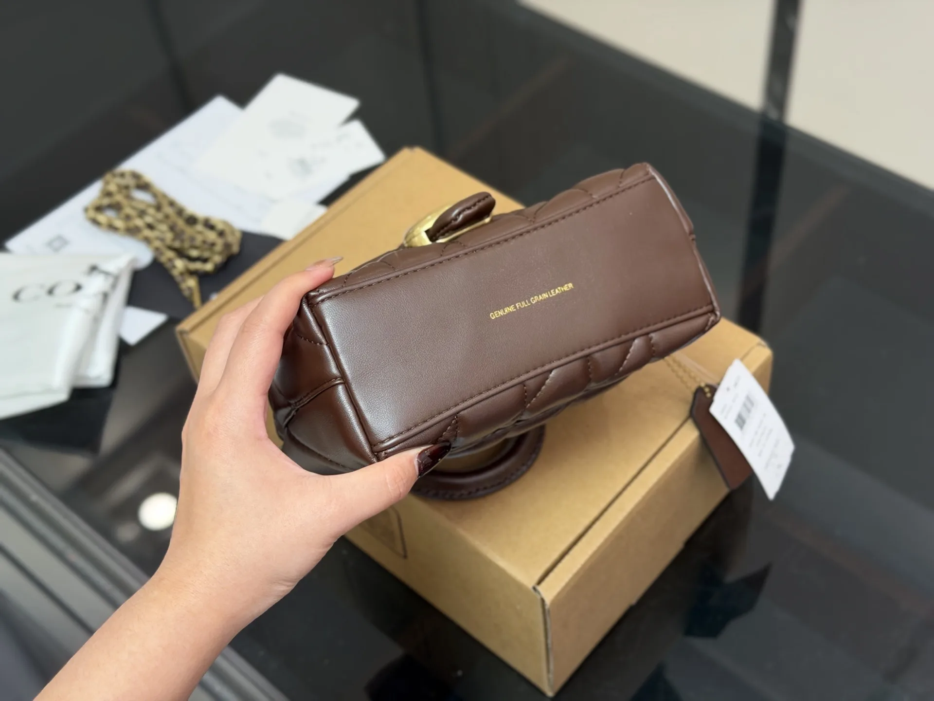 Coach Tabby Quilted Top Handle Bag D34018346 — view 8