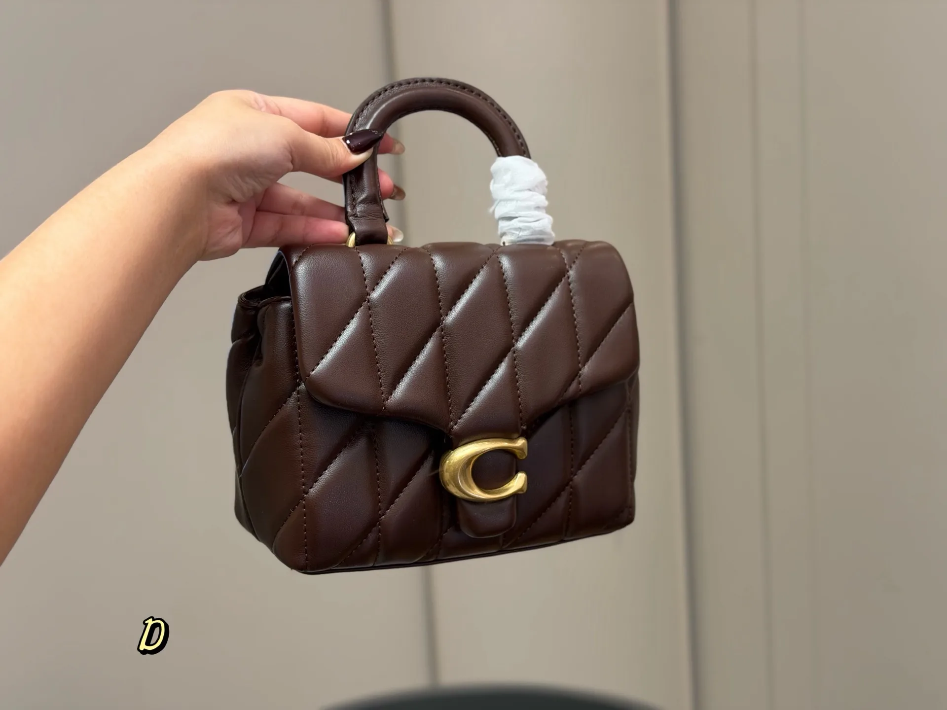 Coach Tabby Quilted Top Handle Bag D34018346 — view 9