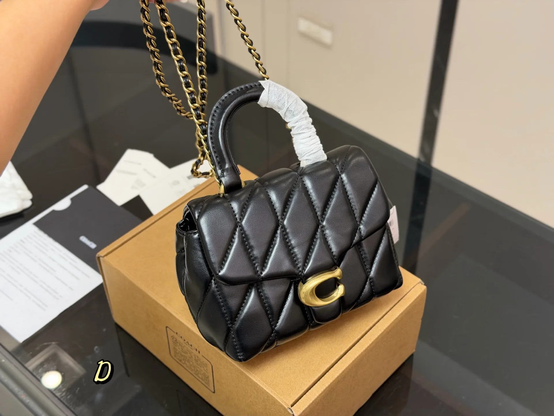 Coach Tabby Quilted Top Handle Bag D34018346 — view 21