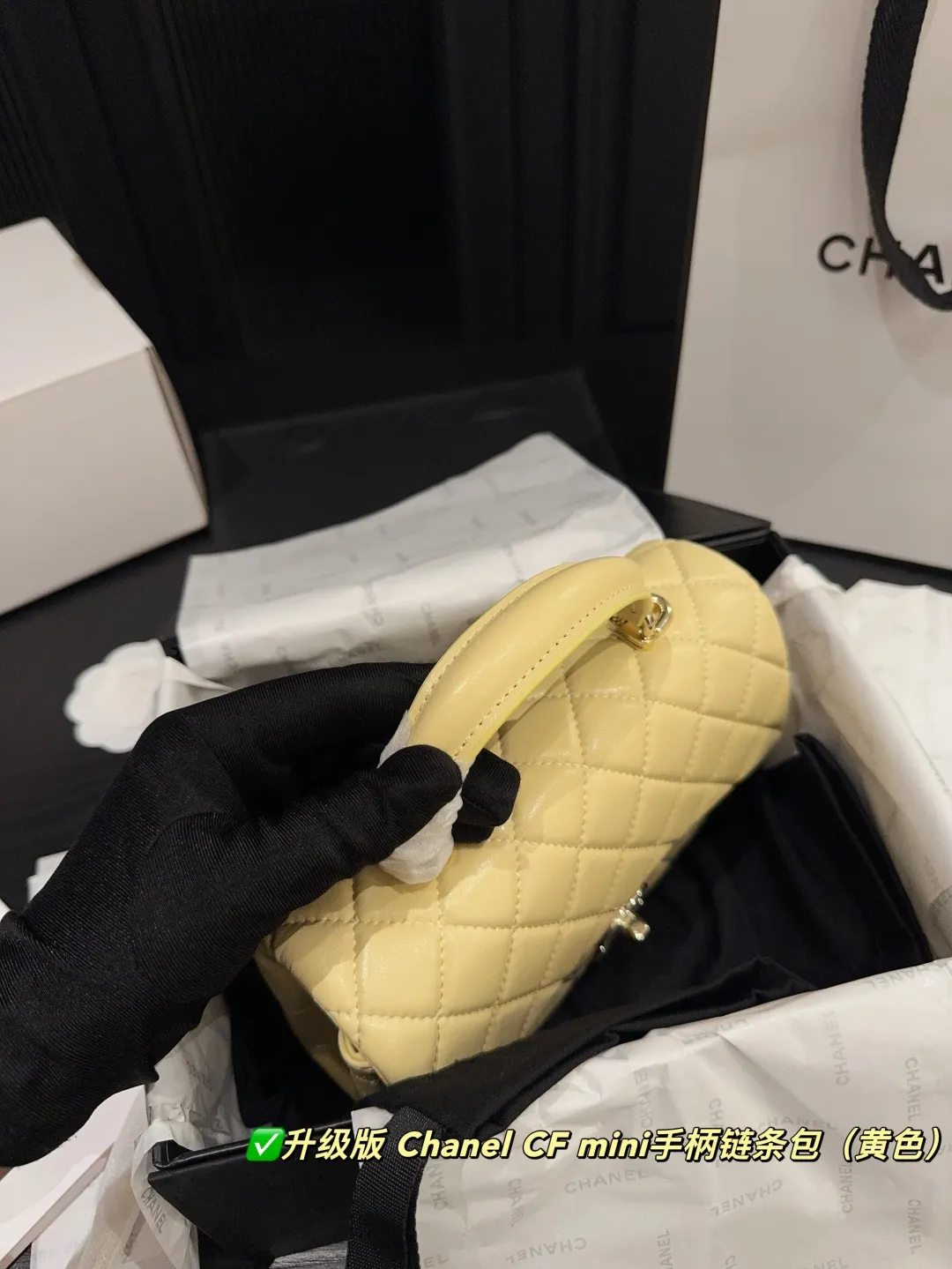 Chanel CF Mini Top-Handle Chain Bag D28517923 — view 13