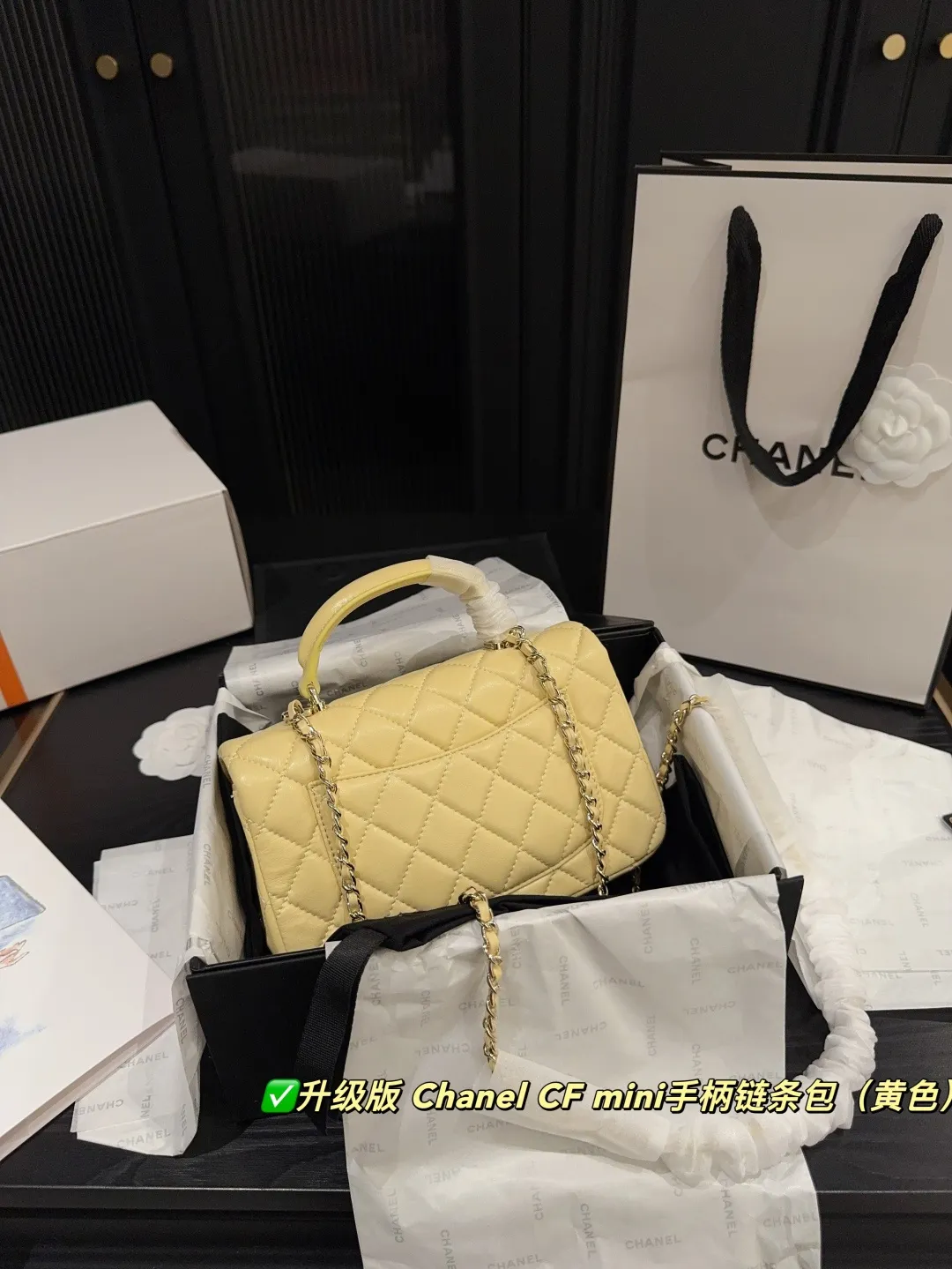 Chanel CF Mini Top-Handle Chain Bag D28517923 — view 17