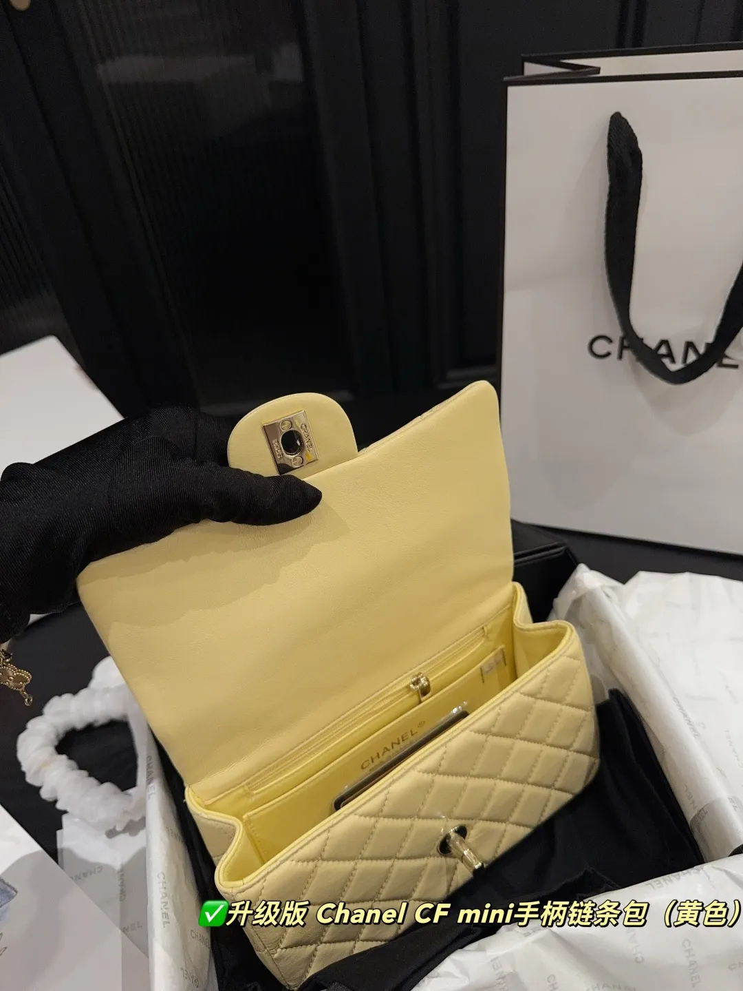 Chanel CF Mini Top-Handle Chain Bag D28517923 — view 16