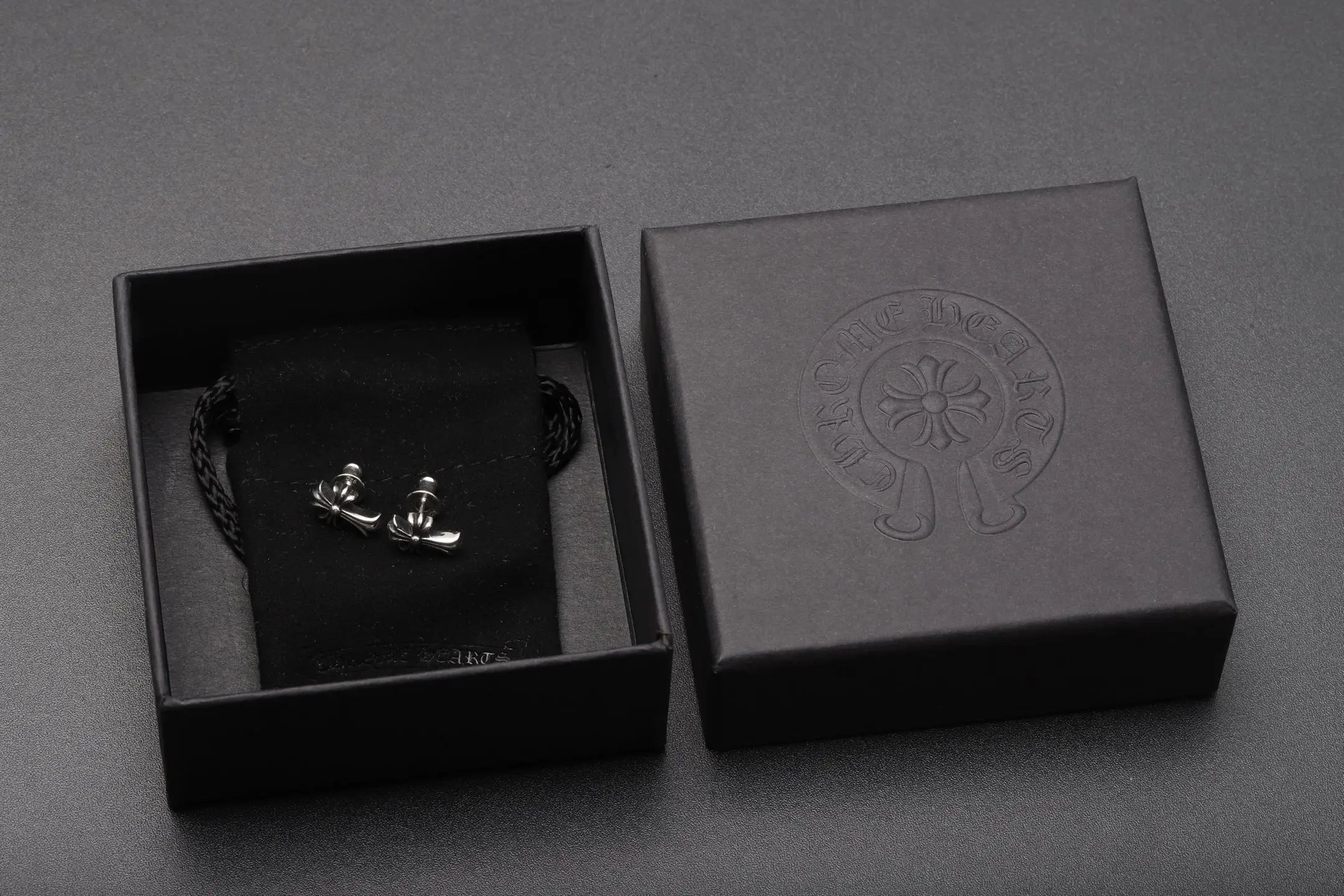Chrome Hearts Cross Stud Earrings (Sterling Silver) D14516536 — view 2