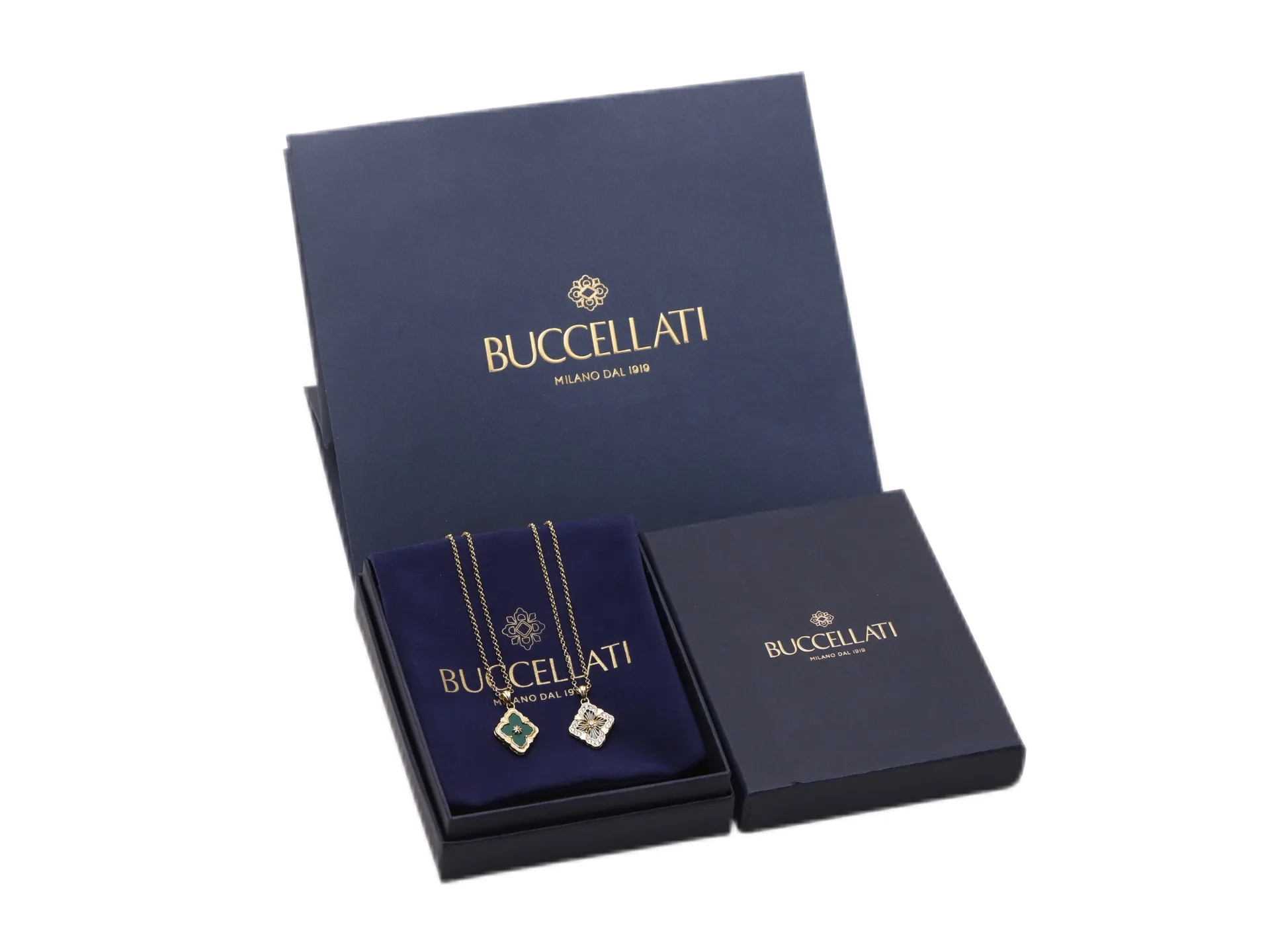 Opera Collection Malachite and Diamond Pendant Necklace D16017683