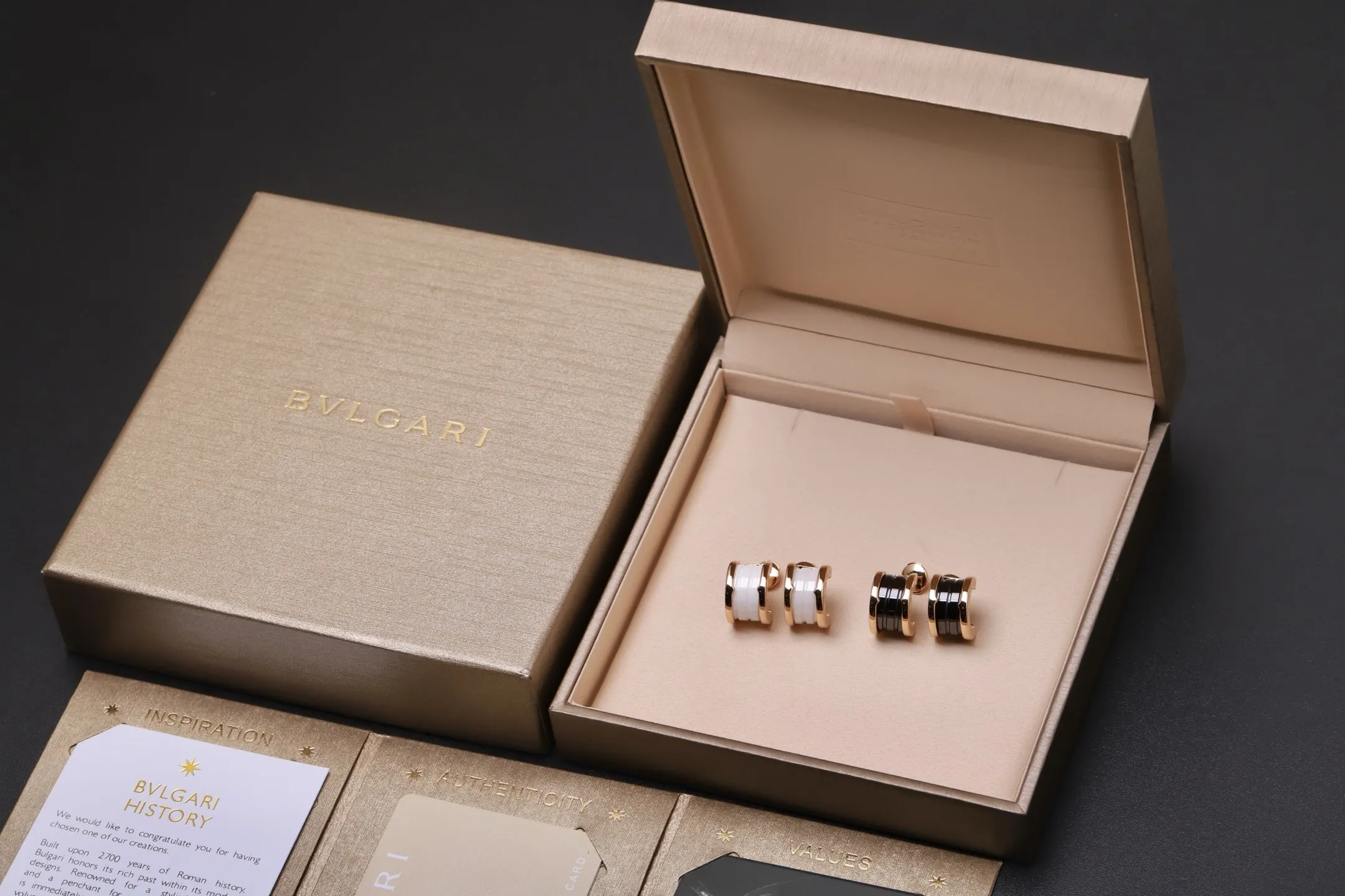 B.zero1 Ceramic Hoop Earrings D19017687