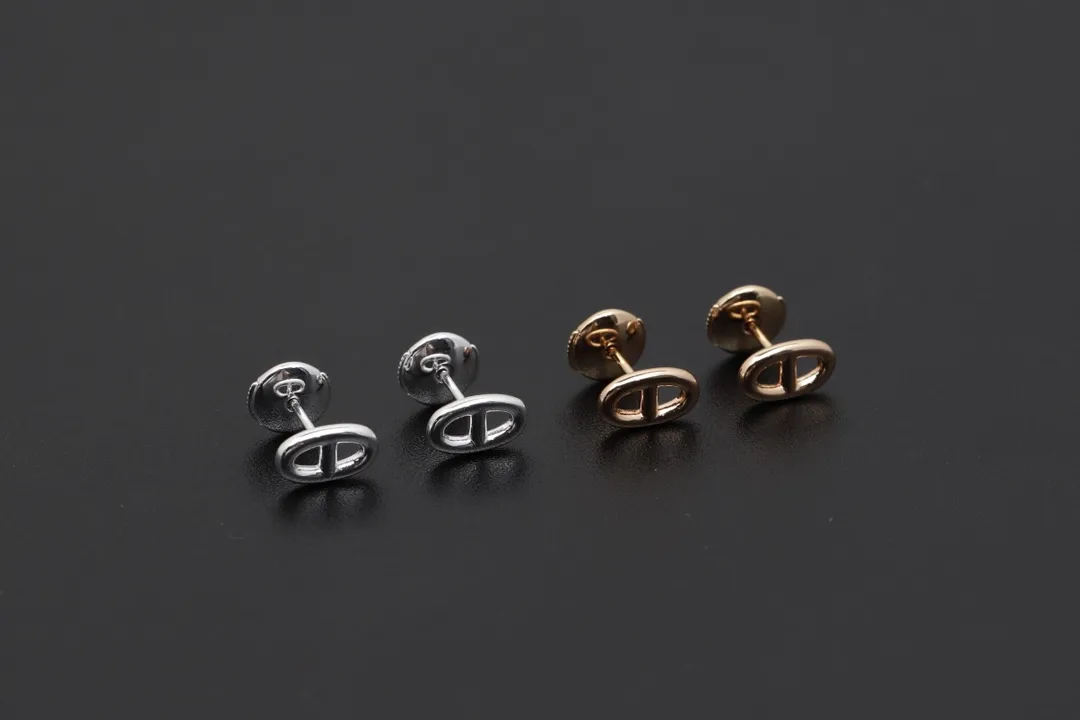 Chaine d'Ancre Stud Earrings (Sterling Silver) D18016623 — view 3