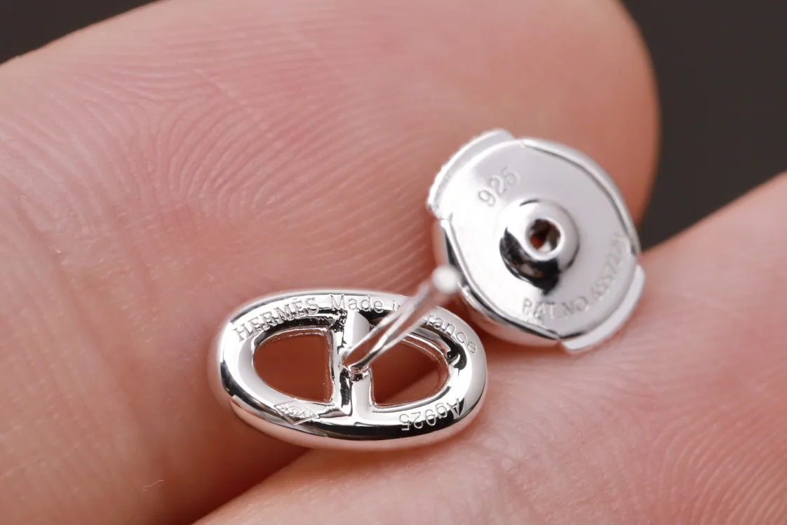 Chaine d'Ancre Stud Earrings (Sterling Silver) D18016623 — view 6