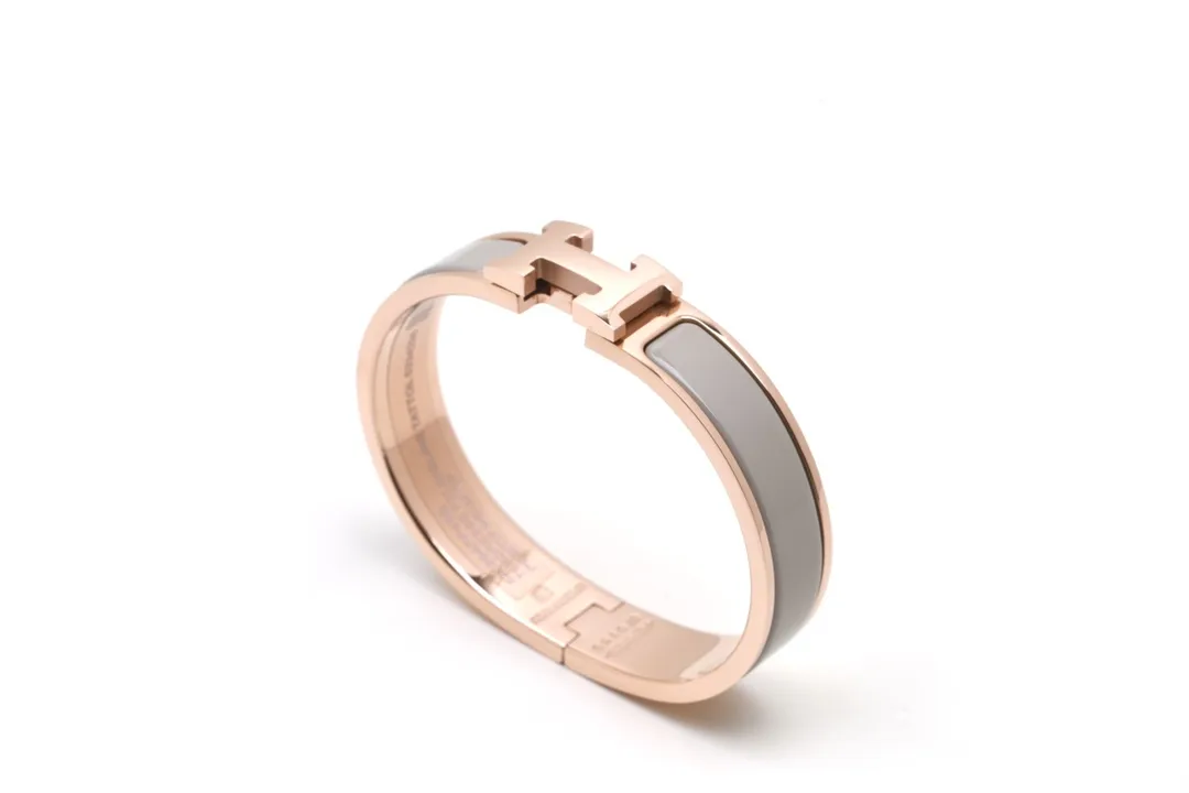 Clic H Enamel Bangle Bracelet D16017550 — view 2