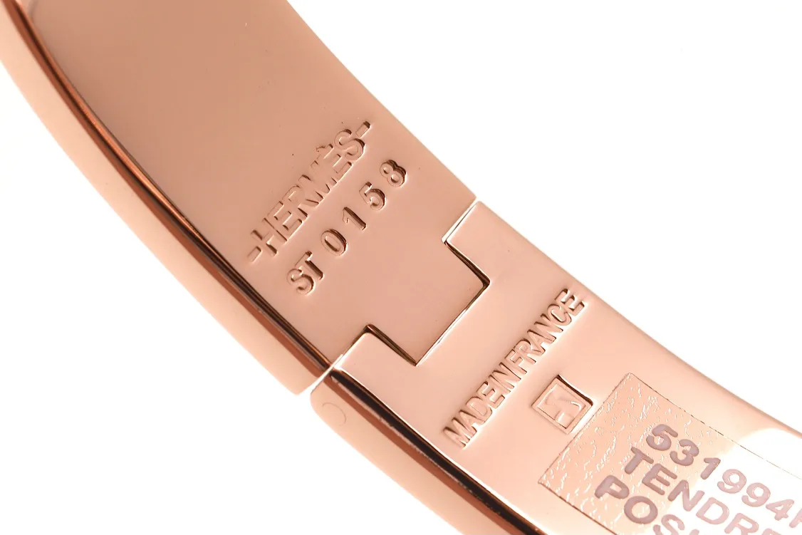 Clic H Enamel Bangle Bracelet D16017550 — view 3