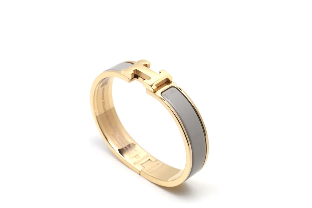 Clic H Enamel Bangle Bracelet D16017549 — view 2