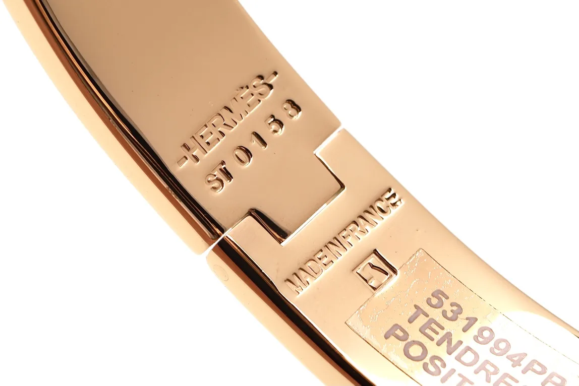Clic H Enamel Bangle Bracelet D16017549 — view 3