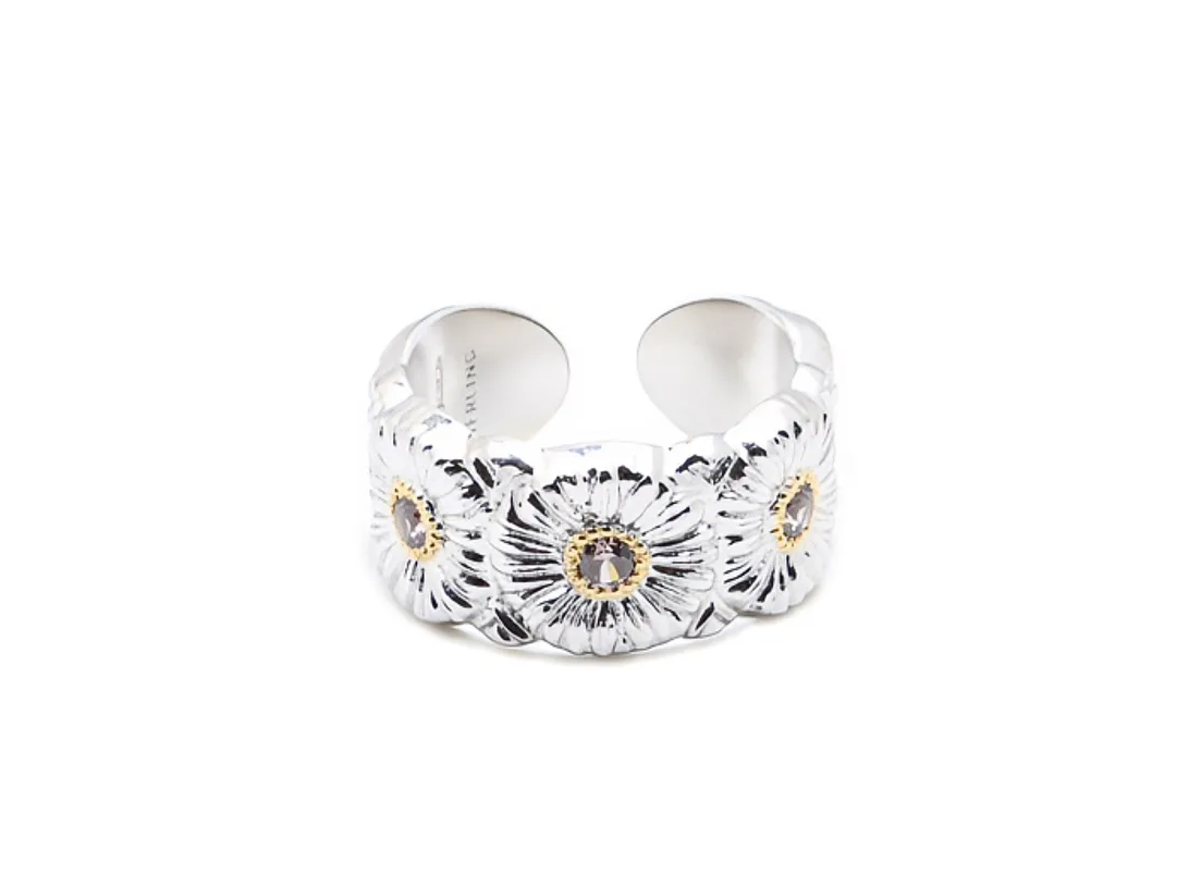 Blossoms Daisy Sterling Silver Ring D38016540