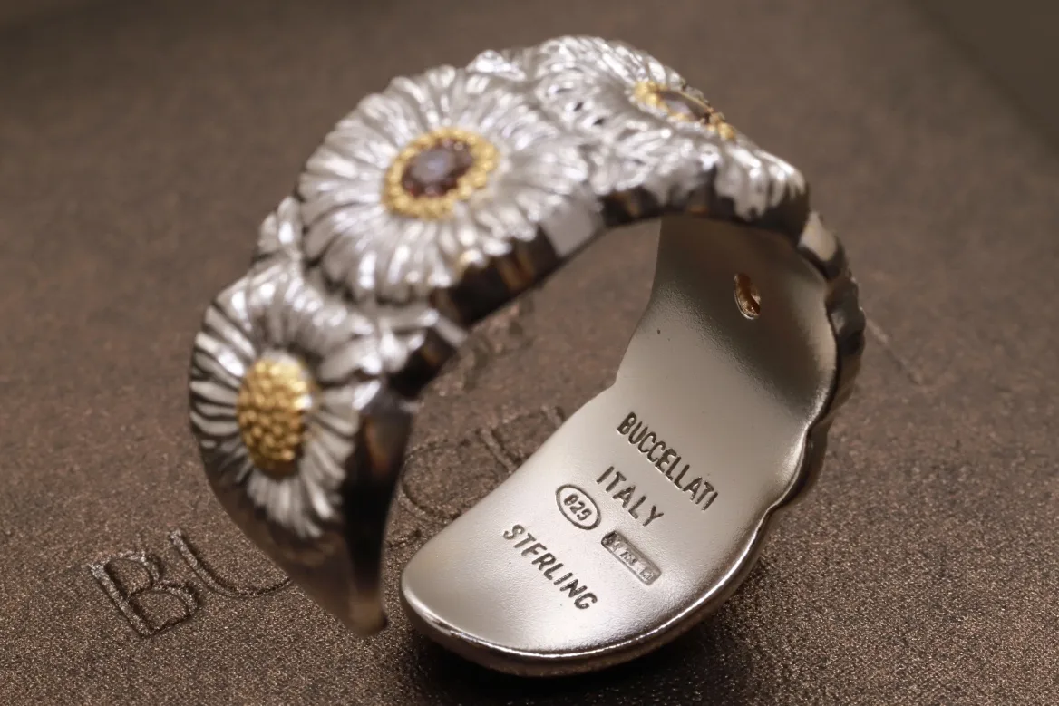 Blossoms Daisy Sterling Silver Ring D38016540 — view 6