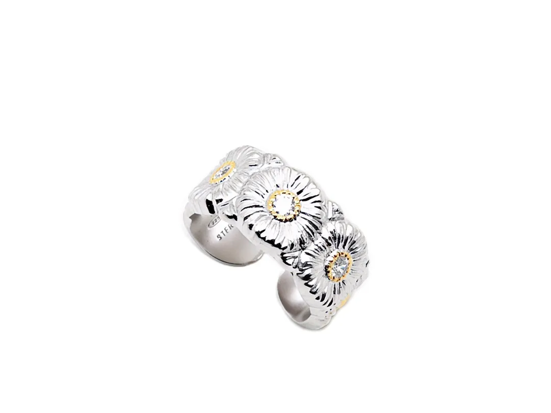 Buccellati Blossoms Daisy Diamond Ring D38016542 — view 2