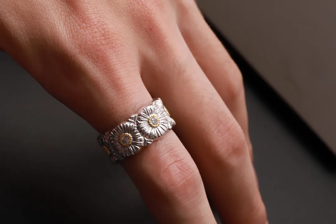 Buccellati Blossoms Daisy Diamond Ring D38016542 — view 8