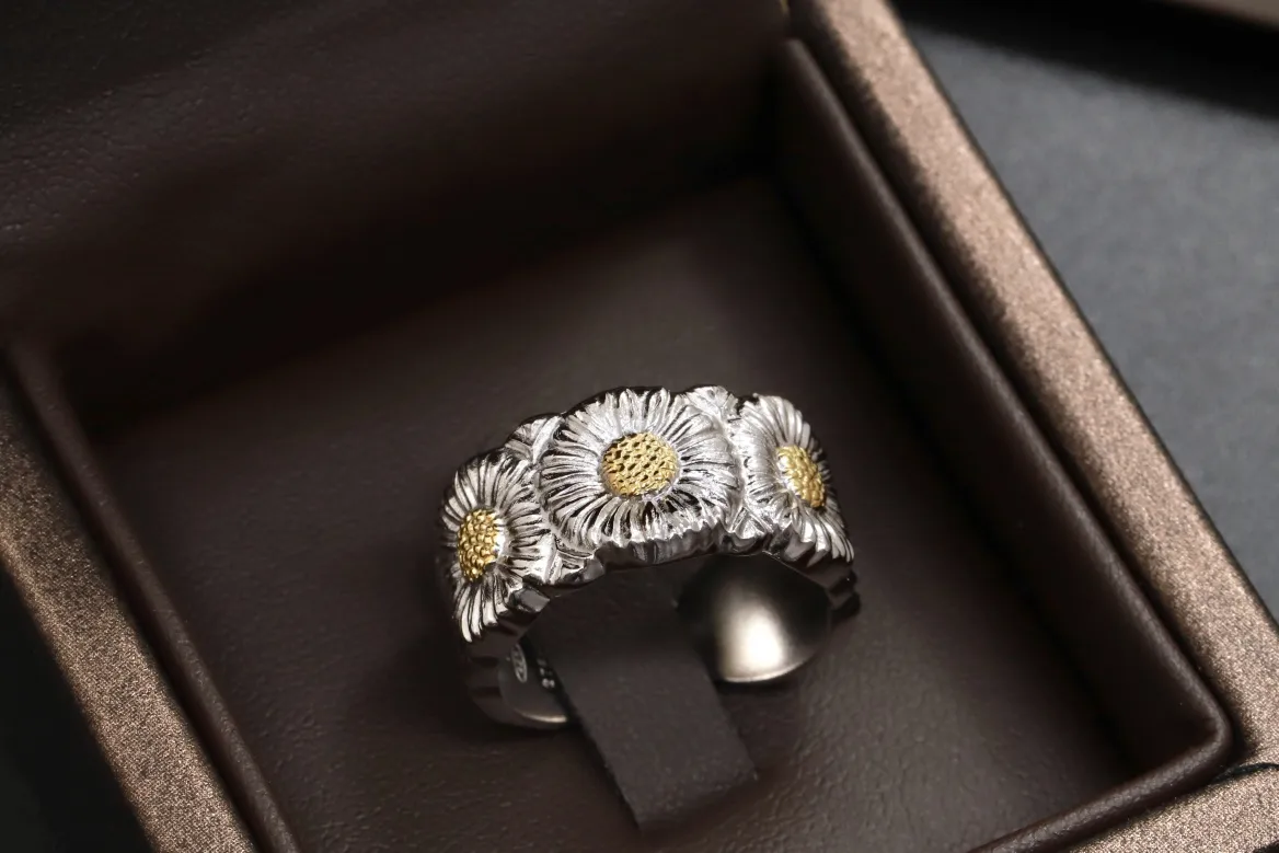 Blossoms Daisy Band Ring D38016541 — view 5