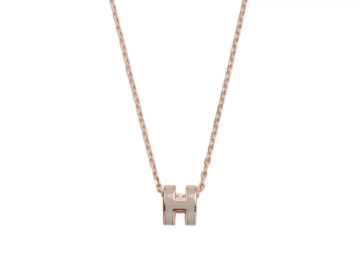 Pop H Mini Pendant Necklace D12017904