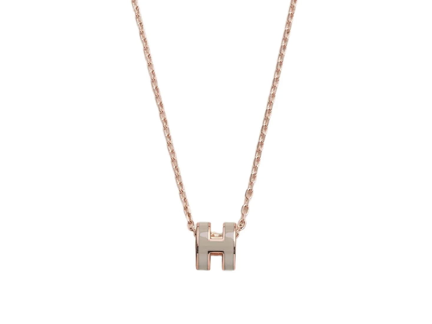 Pop H Mini Pendant Necklace D12017904