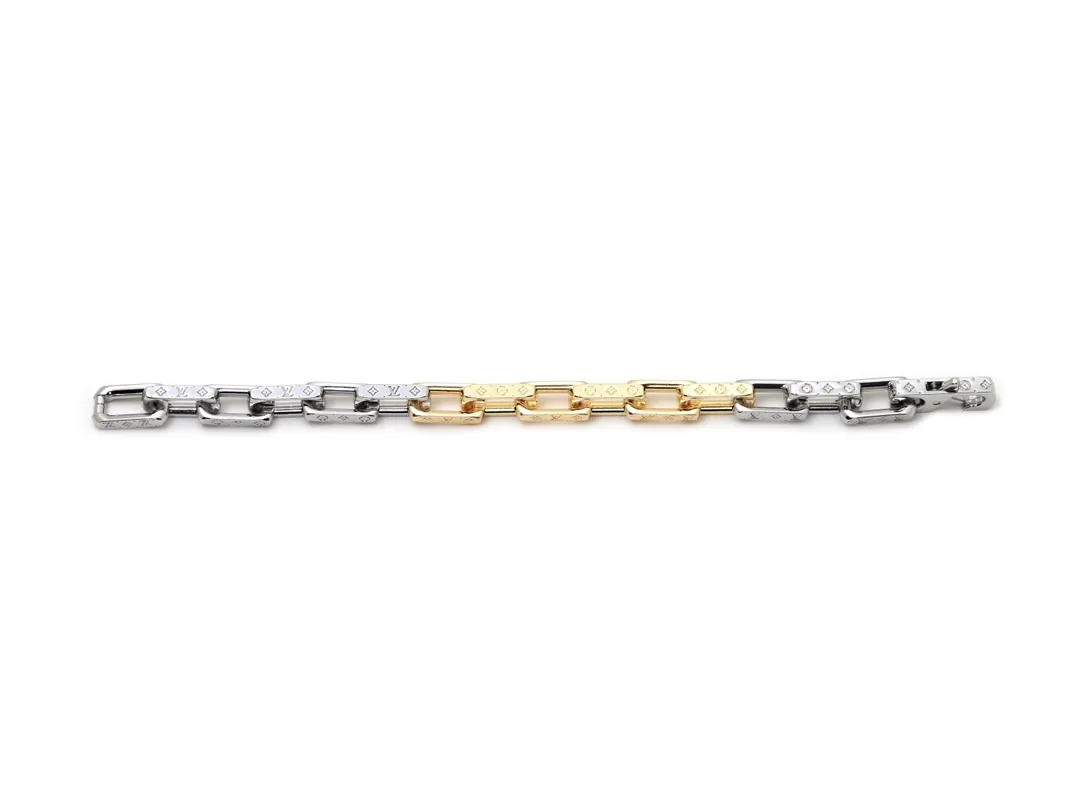 Monogram Chain Links Bracelet (Titanium Steel) D11017451 — view 2