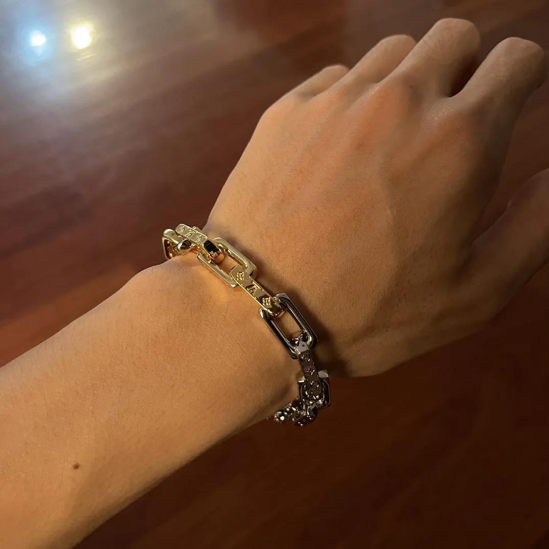 Monogram Chain Links Bracelet (Titanium Steel) D11017451 — view 8