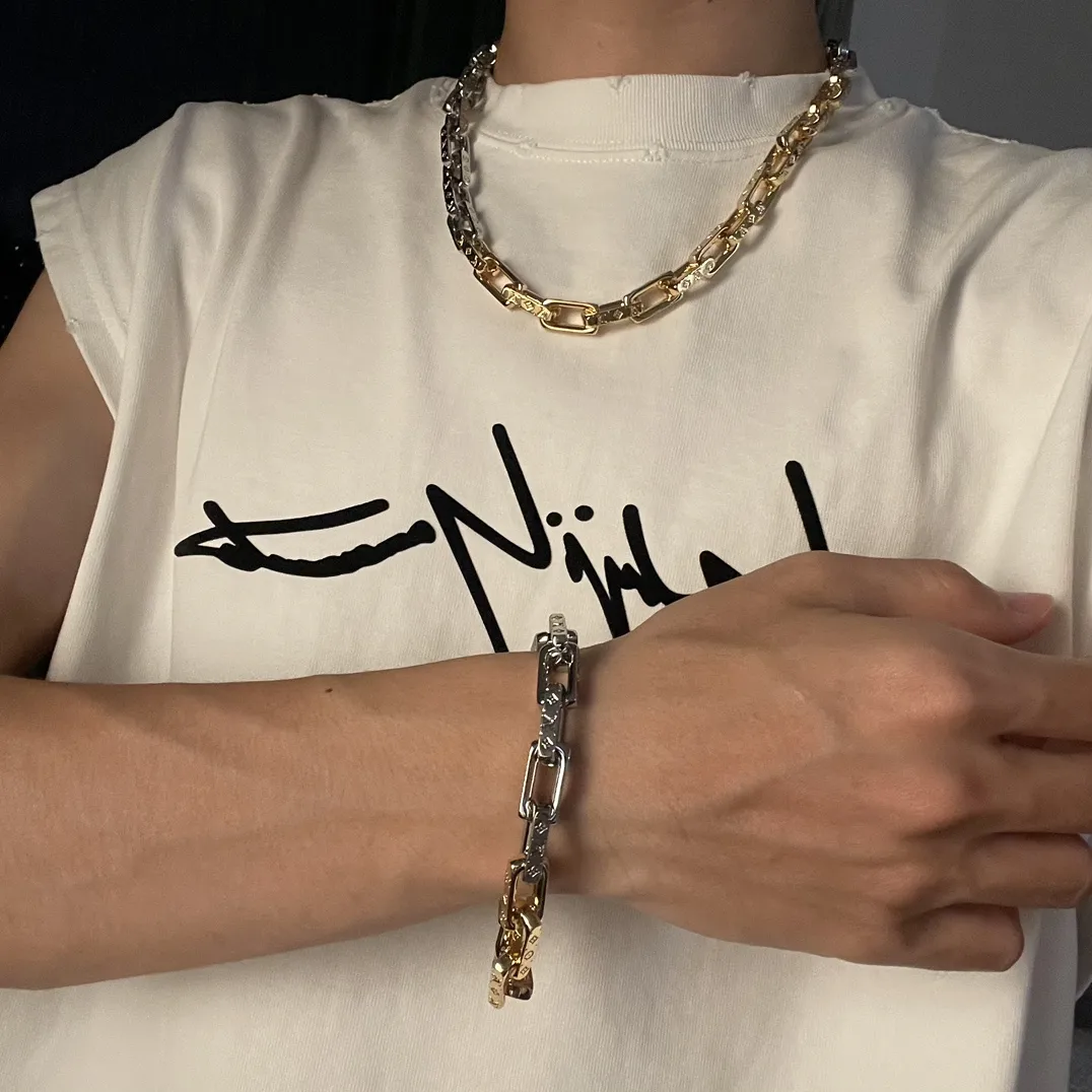 Monogram Chain Links Bracelet (Titanium Steel) D11017451 — view 9