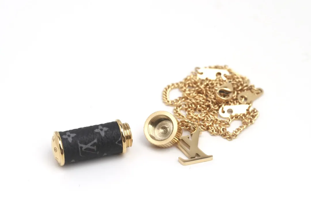 Monogram Perfume Bottle Pendant Necklace D10517129 — view 3