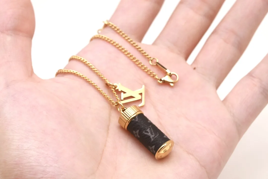 Monogram Perfume Bottle Pendant Necklace D10517129 — view 5