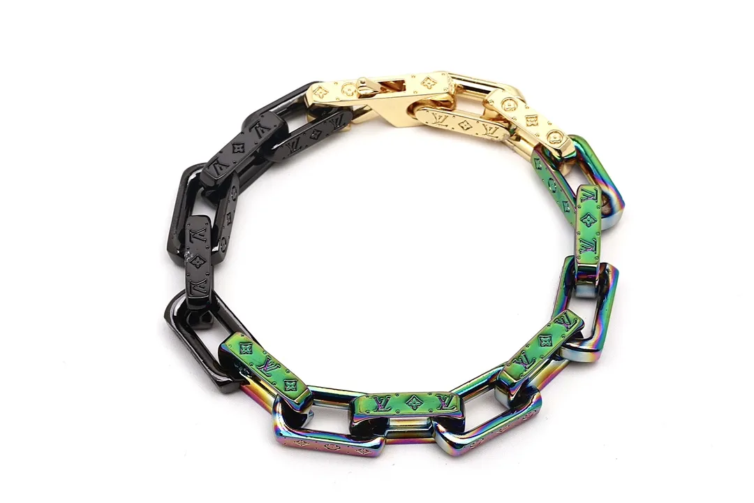 Monogram Chain Links Bracelet (Titanium Steel) D11017576