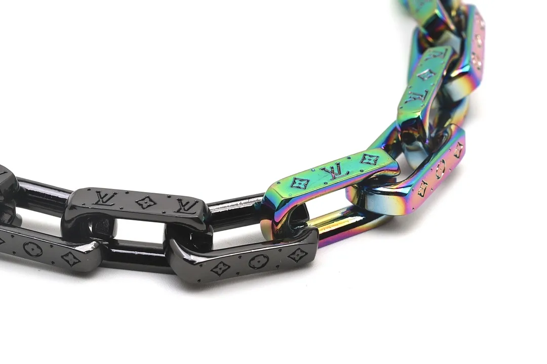 Monogram Chain Links Bracelet (Titanium Steel) D11017576 — view 3