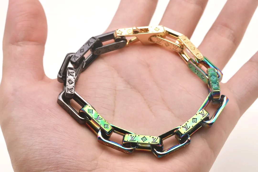 Monogram Chain Links Bracelet (Titanium Steel) D11017576 — view 5