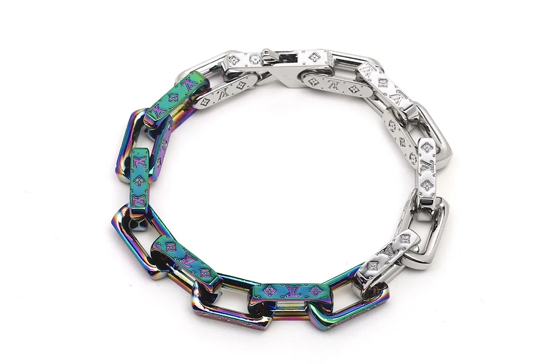 Monogram Chain Links Bracelet (Titanium Steel) D11017578
