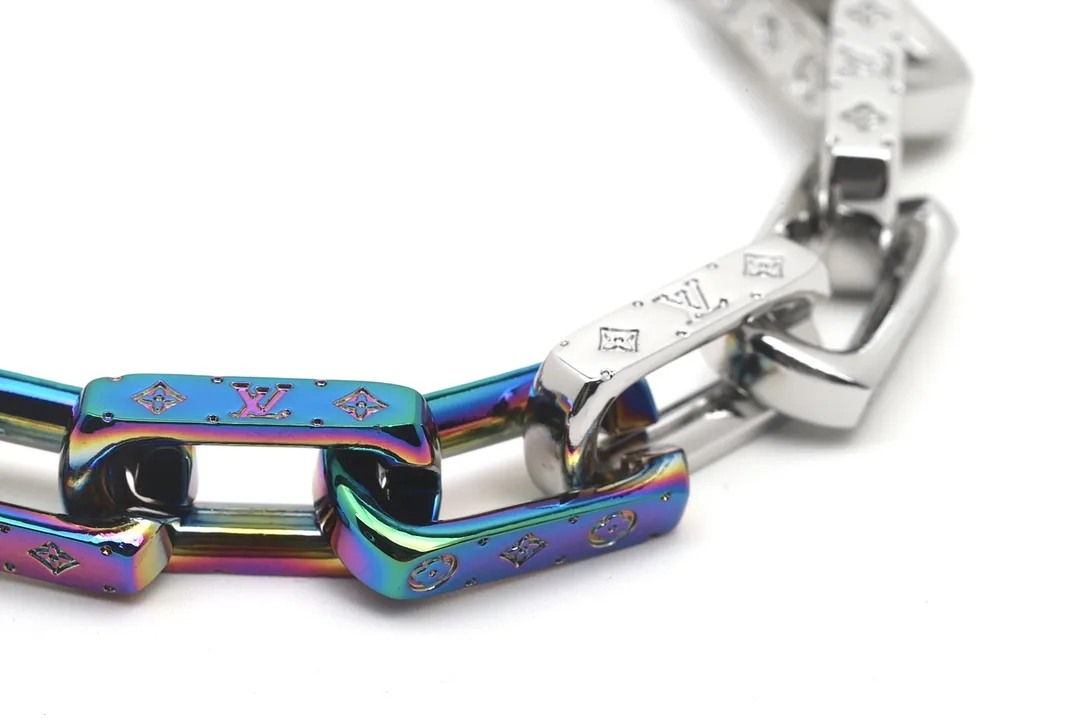Monogram Chain Links Bracelet (Titanium Steel) D11017578 — view 2