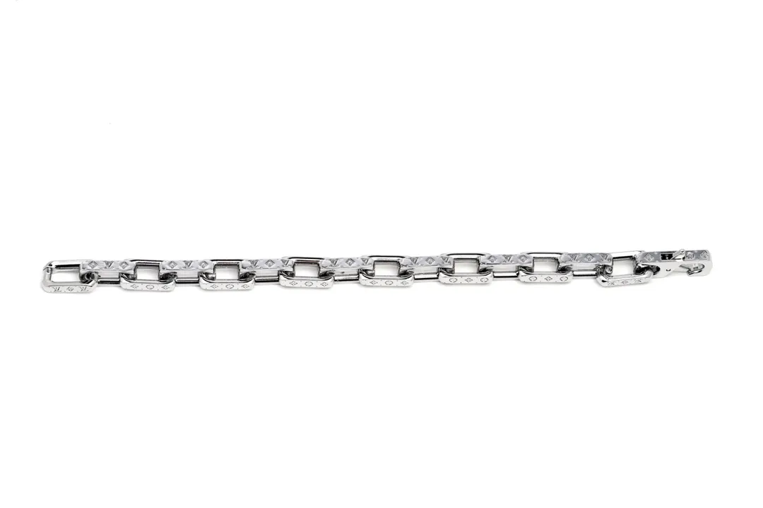 Monogram Engraved Chain Bracelet (Titanium Steel) D11016555