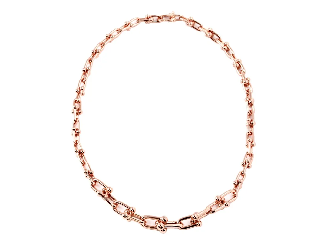 HardWear Graduated Link Necklace (Rose Gold-Plated Titanium) D22017564