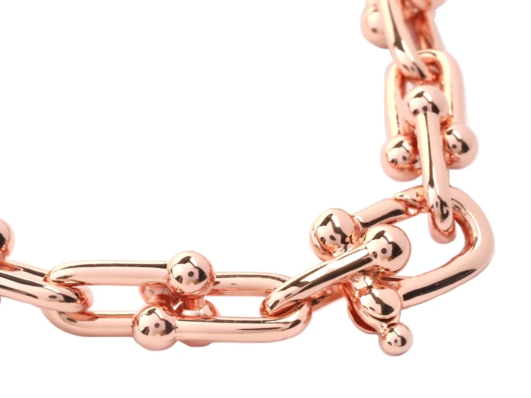 HardWear Graduated Link Necklace (Rose Gold-Plated Titanium) D22017564 — view 3