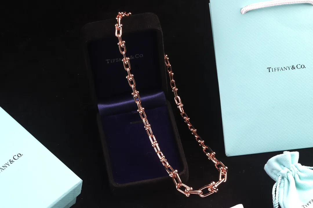 HardWear Graduated Link Necklace (Rose Gold-Plated Titanium) D22017564 — view 4