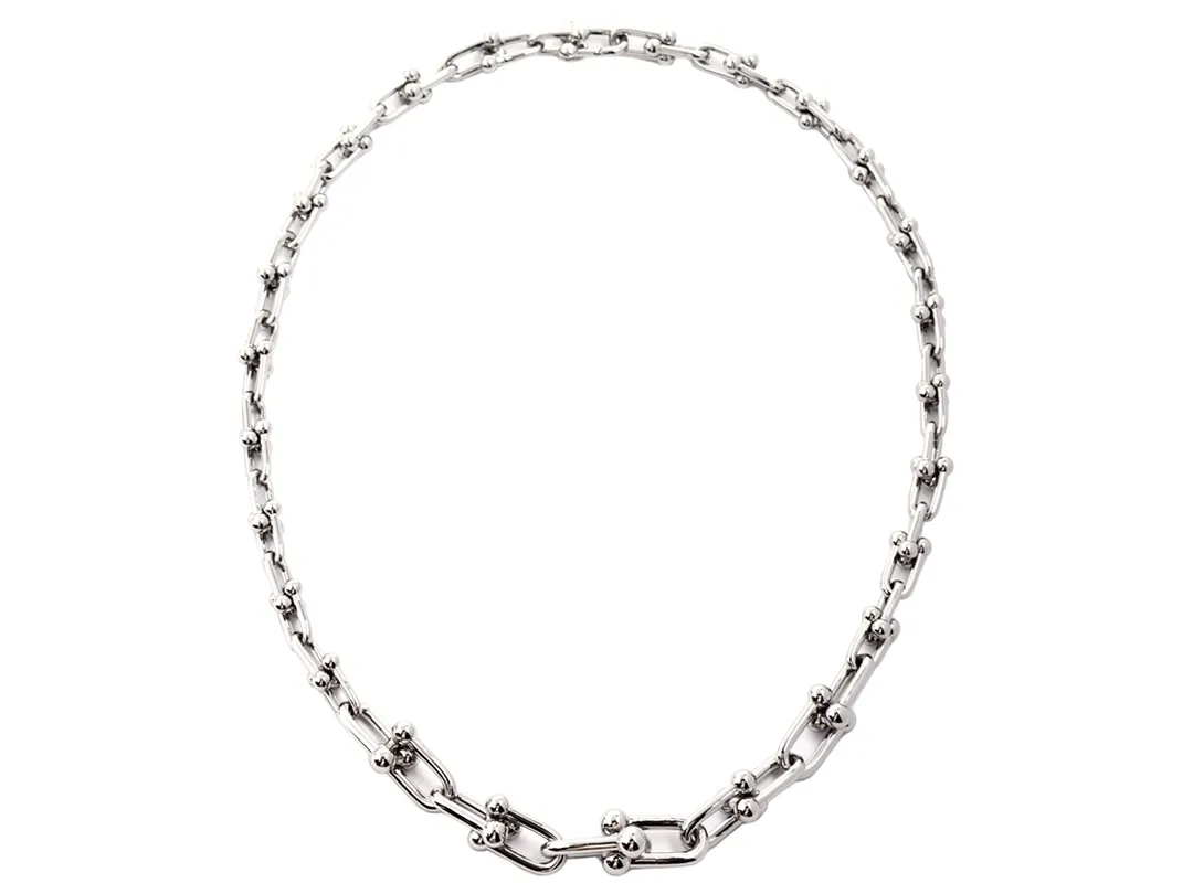 HardWear Graduated Link Necklace (Titanium Steel) D22017563